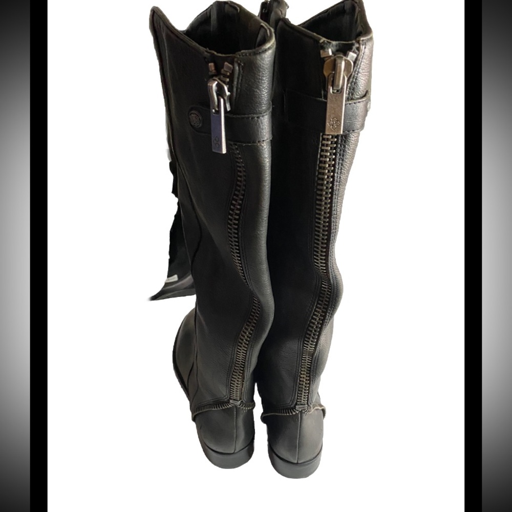 Arturo Chiang Atalicity Black Leather Knee High Riding Boots 7.5 Equestrian - Picture 9 of 15